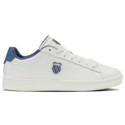 Buty K-Swiss COURT SHIELD II (04412-124-M). Białe buty treningowe K-SWISS, bez wzorów, bez zapięcia. Za 169.00 zł.