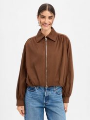 BOSS Orange kurtka ze sztucznej skóry Kobiety brązowy, 38. Brązowe kurtki BOSS Orange, bez wzorów, ze skóry, eleganckie, bez kaptura. Za 1,149.95 zł.