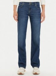 Lee Jeansy Zoe 112355524 Niebieski Straight Fit. Niebieskie jeansy Lee, bez wzorów, z bawełny. Za 249.99 zł.