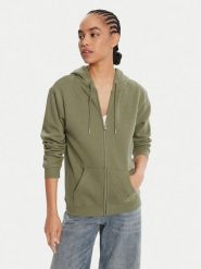 Roxy Bluza Surf Stoked Zipped Brushed ERJFT05022 Zielony Regular Fit. Zielone bluzy Roxy, l, bez wzorów, z syntetyku, bez ramiączek, bez kaptura. Za 239.99 zł.