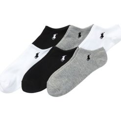 RALPH LAUREN - Skarpety (6-pack). Szare skarpetki Ralph Lauren, bez wzorów, z materiału. Za 159.00 zł.