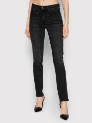 7 For All Mankind Jeansy Roxanne JSWXC320LB Czarny Slim Fit. Czarne jeansy 7 for all mankind, bez wzorów, z bawełny. Za 989.99 zł.