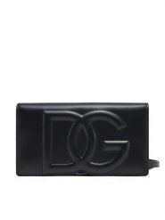 Dolce&Gabbana Torebka BI3279 AG081 Czarny. Czarne listonoszki Dolce&Gabbana, bez wzorów, ze skóry, bez dodatków. Za 3,239.00 zł.