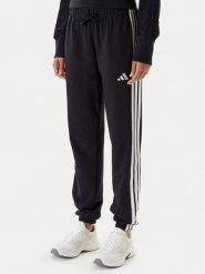 Adidas Spodnie dresowe Essentials 3-Stripes JD5302 Czarny Regular Fit. Czarne spodnie dresowe adidas, bez wzorów, z bawełny. Za 219.99 zł.