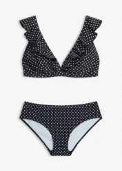Bikini (2 części). Czerwone bikini bonprix, bez wzorów. Za 64.99 zł.