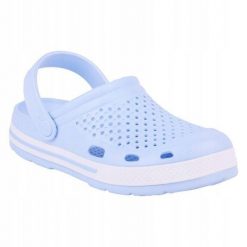 Chodaki sportowe damskie Coqui Lindo. Niebieskie skarpetki sportowe Coqui, bez wzorów, do pływania. Za 128.54 zł.