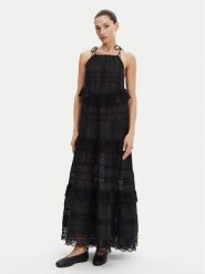Munthe Sukienka letnia Fuenta 251132225128 Czarny Loose Fit. Czarne sukienki Munthe, bez wzorów, z wiskozy, bez kołnierzyka, bez ramiączek. Za 1,399.00 zł.