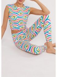 Blutsgeschwister Legginsy sportowe "Ohmm Legshappy" ze wzorem rozmiar: XL. Legginsy Blutsgeschwister, bez wzorów, z materiału, sportowe. Za 82.44 zł.