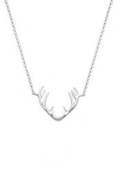 Elli Damski wisiorek z porożem renifera w srebrze próby 925 Sterling Silver Naszyjniki 1 ct. Szare naszyjniki Elli, z materiału, srebrne. Za 223.99 zł.