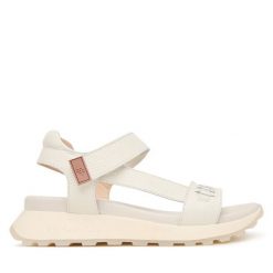 Sandały Hispanitas. Brązowe sandały Hispanitas, bez wzorów, bez obcasa, na płaskiej podeszwie, bez zapięcia. Za 549.99 zł.