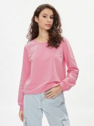 Liu Jo Bluza TA4225 FS090 Różowy Regular Fit. Czerwone bluzy Liu Jo, s, bez wzorów, z bawełny, bez ramiączek, bez kaptura. Za 319.99 zł.