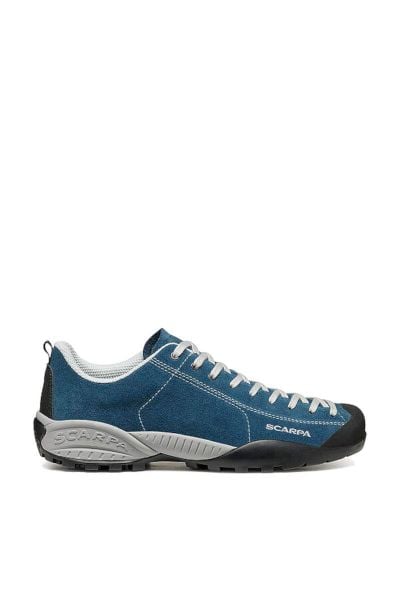 Buty trekkingowe niskie Mojito. Niebieskie buty trekkingowe Scarpa, bez wzorów, z gumy, bez zapięcia, outdoorowe. Za 579.99 zł.