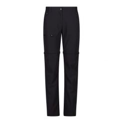 Spodnie damskie turystyczne CMP 35T5156. Czarne spodnie materiałowe CMP, bez wzorów, sportowe. Za 336.00 zł.