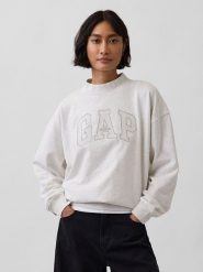 GAP Bluza w kolorze szarym rozmiar: L/XL. Szare bluzy bez kaptura GAP, l, bez wzorów, bez kaptura. Za 169.95 zł.