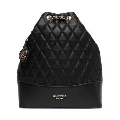Plecak Nine West. Czarne plecaki Nine West, bez wzorów, bez dodatków. Za 249.99 zł.