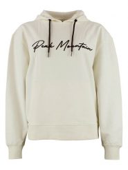 Peak Mountain Bluza "Alauren" w kolorze kremowym rozmiar: S. Brązowe bluzy Peak Mountain, s, bez wzorów, z bawełny, bez ramiączek, z kapturem. Za 147.95 zł.