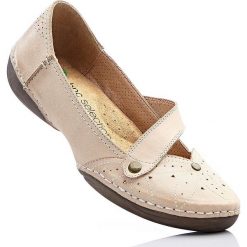 Wygodne baleriny skórzane bonprix piaskowy. Baleriny marki NABAIJI. Za 119.99 zł.