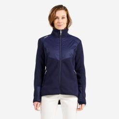 Polar żeglarski damski Decathlon Sailing 500 ciepły. Niebieskie bluzy z polaru Decathlon, m, bez wzorów, z polaru, żeglarskie. W wyprzedaży za 129.99 zł.