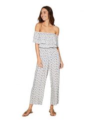 Ipanima Kombinezon w kolorze białym rozmiar: 34-40. Brązowe kombinezony Ipanima, bez wzorów, klasyczne, bez kołnierzyka, bez ramiączek. Za 100.99 zł.