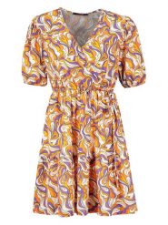 Sublevel Sukienka ze wzorem rozmiar: M/L. Sukienki Sublevel, l, bez wzorów, bez kołnierzyka, bez ramiączek, midi, rozkloszowane. Za 79.21 zł.