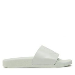 Klapki Liu Jo. Zielone klapki Liu Jo, bez wzorów, bez obcasa, bez zapięcia. Za 269.99 zł.
