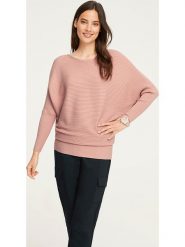 Heine Sweter w kolorze szaroróżowym rozmiar: 40/42. Różowe swetry Heine, bez wzorów, bez ramiączek. Za 79.40 zł.