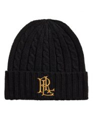 LAUREN RALPH LAUREN Czapka 454P23505003 Czarny. Czarne czapki zimowe Lauren Ralph Lauren, bez wzorów. Za 329.99 zł.
