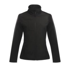 Kurtka Damska Octagon II Soft Shell. Czarne kurtki Regatta, xl, bez wzorów, bez kaptura. Za 188.99 zł.