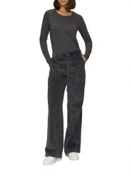 S.Oliver Spodnie sztruksowe - Comfort fit - w kolorze ciemnoszarym rozmiar: 46. Szare spodnie materiałowe S.Oliver, bez wzorów, z materiału. Za 141.85 zł.