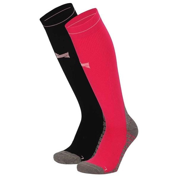 Skarpety kompresyjne do biegania Xtreme, 2 par, Multi Różowy. Czerwone skarpetki XTREME SOCKSWEAR, bez wzorów, z materiału. Za 134.32 zł.