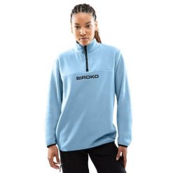 Damska bluza z grubego polaru Sporty zimowe SIROKO Momji-W. Niebieskie bluzy bez kaptura SIROKO, na zimę, bez wzorów, z polaru, bez kaptura. Za 296.00 zł.