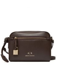 Armani Exchange Torebka XW000303 AF12040 U6304 Brązowy. Brązowe listonoszki Armani Exchange, bez wzorów, ze skóry, bez dodatków. Za 569.99 zł.