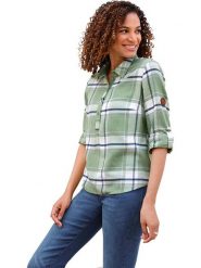 WITT WEIDEN Bluzka w kolorze zielonym rozmiar: 46. Zielone bluzki WITT WEIDEN, bez wzorów, z bawełny, bez kołnierzyka, bez ramiączek. Za 39.58 zł.