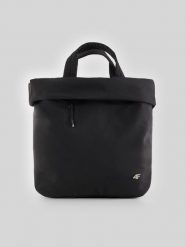 4F Torba na ramię (20 L) - czarna Uniwersalny. Czarne shopper bag 4f, bez wzorów, z materiału, biznesowe, na ramię, bez dodatków. Za 129.99 zł.
