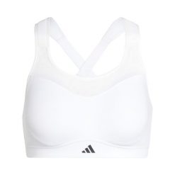 Biustonosz TLRD Impact Training High-Support. Czerwone biustonosze sportowe adidas, bez wzorów, z materiału, na fitness i siłownię. Za 279.00 zł.