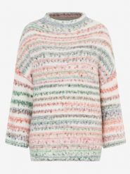 More & More Sweter w kolorze białym ze wzorem rozmiar: 42. Białe swetry More & More, bez wzorów, bez ramiączek. Za 101.23 zł.