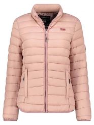Geographical Norway Kurtka pikowana "Atika" w kolorze jasnoróżowym rozmiar: XL. Różowe kurtki Geographical Norway, xl, z aplikacjami, bez kaptura. Za 182.29 zł.