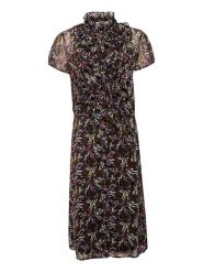 SAINT TROPEZ Sukienka w kolorze czarnym rozmiar: XL. Czarne sukienki Saint Tropez, na co dzień, xl, bez wzorów, bez kołnierzyka, bez ramiączek, midi, proste. Za 136.45 zł.