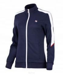 Bluza tenisowa Fila Jacket Manuela. Niebieskie bluzy bez kaptura Fila, xs, bez wzorów, z dresówki, bez kaptura, na fitness i siłownię. Za 226.99 zł.