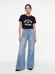 LTB Dżinsy "Weyna" - Flared fit - w kolorze błękitnym rozmiar: W34/L34. Niebieskie jeansy LTB, l, z aplikacjami, klasyczne, z podwyższonym stanem. Za 195.99 zł.