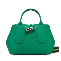 Torebka Longchamp. Zielone torebki klasyczne Longchamp, bez wzorów, klasyczne, bez dodatków. Za 1,699.00 zł.