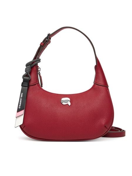 KARL LAGERFELD Torebka A3W30107 Czerwony. Czerwone torebki klasyczne KARL LAGERFELD, bez wzorów, ze skóry, bez dodatków. Za 439.99 zł.