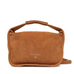 Torebka Patrizia Pepe. Brązowe torebki klasyczne Patrizia Pepe, bez wzorów, klasyczne, bez dodatków. Za 1,089.00 zł.