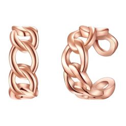 Lulu & Jane Ohrklemme roségold Kolczyki 1 ct Damski. Czerwone kolczyki Lulu & Jane, pozłacane. Za 359.99 zł.