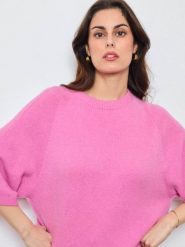 CXL by Christian Lacroix Sweter w kolorze różowym rozmiar: onesize. Różowe swetry CXL by Christian Lacroix, bez wzorów, bez ramiączek. Za 171.28 zł.