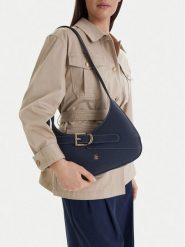 Beverly Hills Polo Club Torebka CEO-BHPC-C-018-09 Granatowy. Niebieskie torebki klasyczne Beverly Hills Polo Club, bez wzorów, z materiału, bez dodatków. Za 219.99 zł.