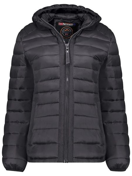 Geographical Norway Kurtka pikowana "Carlitilimo" w kolorze czarnym rozmiar: L. Czarne kurtki Geographical Norway, l, bez wzorów, bez kaptura. Za 201.55 zł.