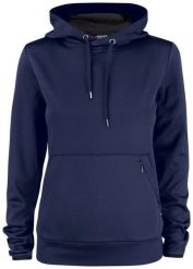 Clique Oakdale Women sportowa bluza damska z kapturem z poliestru – dark navy. Niebieskie bluzy z kapturem CLIQUE, m, bez wzorów, z materiału, z kapturem. Za 222.59 zł.