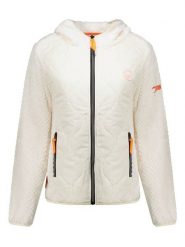 Canadian Peak Kurtka polarowa "Torsadeak" w kolorze kremowym rozmiar: M. Brązowe kurtki Canadian Peak, m, bez wzorów, z materiału, bez kaptura. Za 130.99 zł.