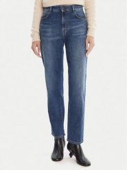 Weekend Max Mara Jeansy Loris 2525186071 Granatowy Straight Fit. Niebieskie jeansy Weekend Max Mara, bez wzorów, z bawełny. Za 829.99 zł.
